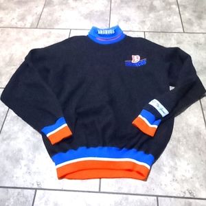 Vintage Broncos Sweatshirt  with lightweight Turtleneck